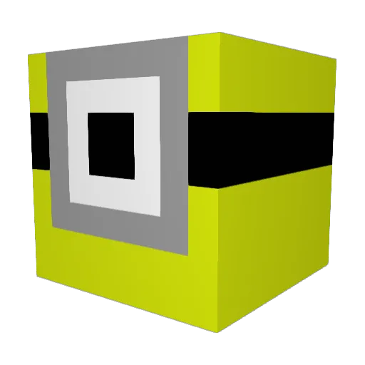 Davinci04 Minecraft avatar head, 3D render