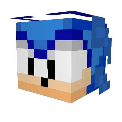 Davis8 Minecraft avatar head, 3D render