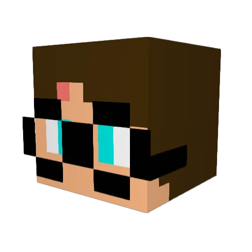 Davis_Bros2 Minecraft avatar head, 3D render