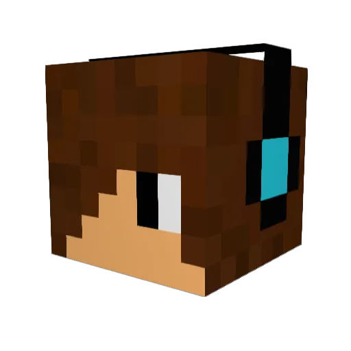 Davitos51 Minecraft avatar head, 3D render