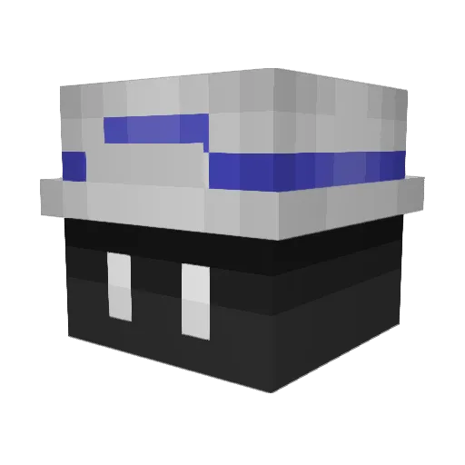 Davix__ Minecraft avatar head, 3D render