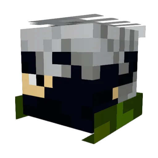 Davj90 Minecraft avatar head, 3D render