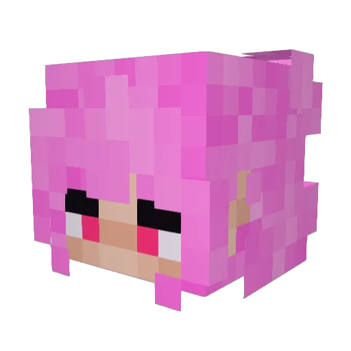 Davmak01 Minecraft avatar head, 3D render