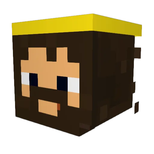 Davor2005 Minecraft avatar head, 3D render