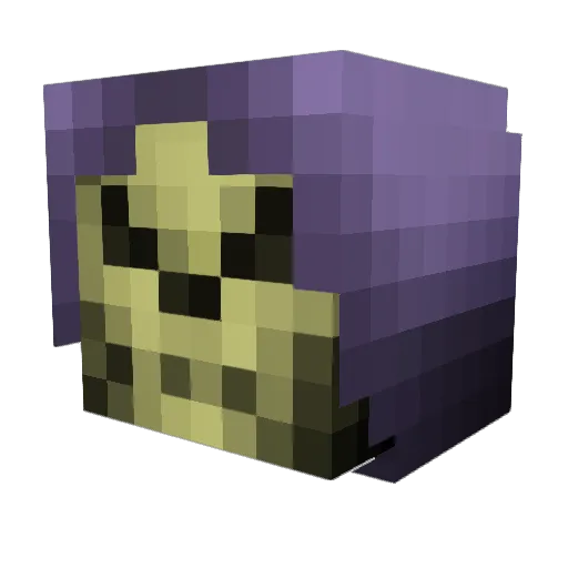 Davora Minecraft avatar head, 3D render