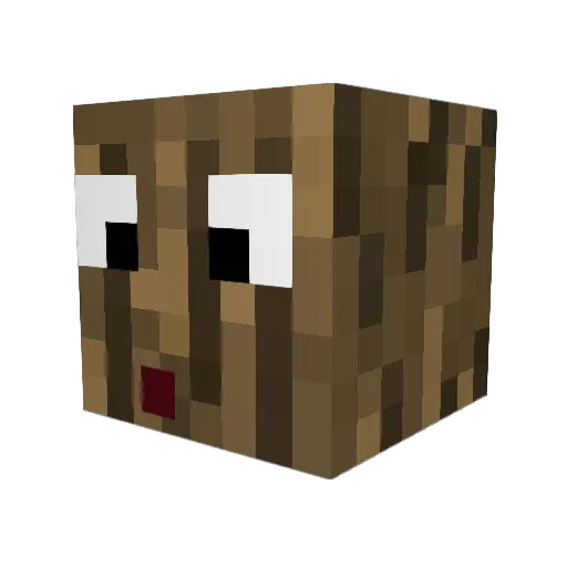 Davosak Minecraft avatar head, 3D render