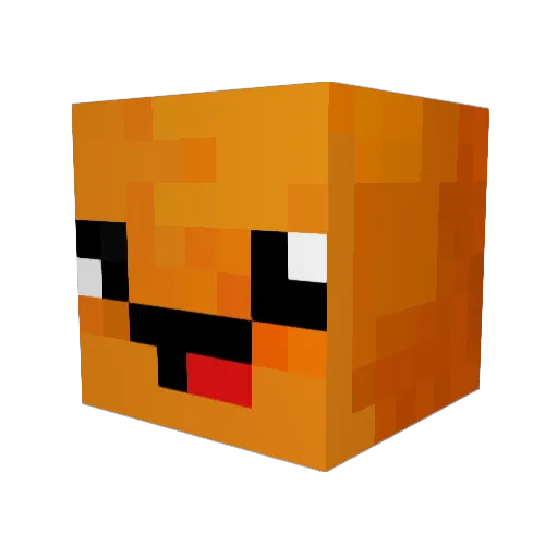 Davsay Minecraft avatar head, 3D render