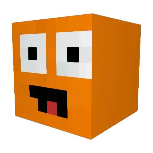 Davve108 Minecraft avatar head, 3D render