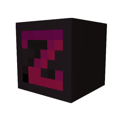 Davvoh_ Minecraft avatar head, 3D render