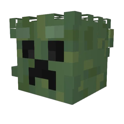 Davyisbatman Minecraft avatar head, 3D render