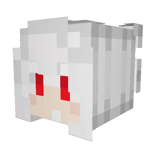 Dawdle_au Minecraft avatar head, 3D render