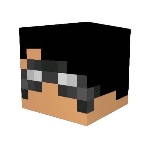 Dawg235 Minecraft avatar head, 3D render