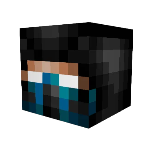 Dawgs2012 Minecraft avatar head, 3D render