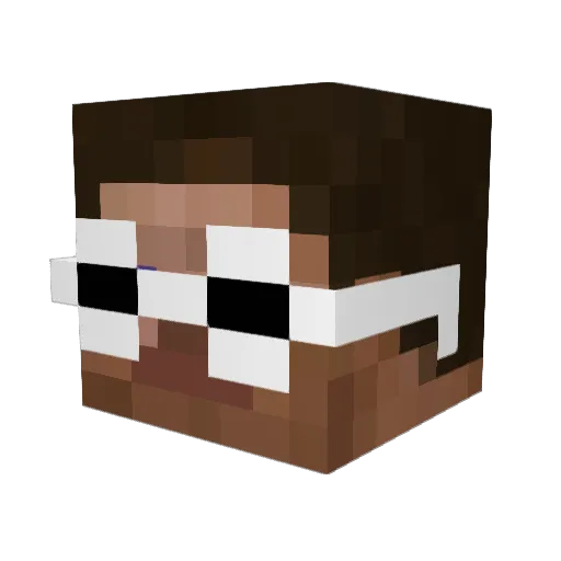 Dawid2703 Minecraft avatar head, 3D render