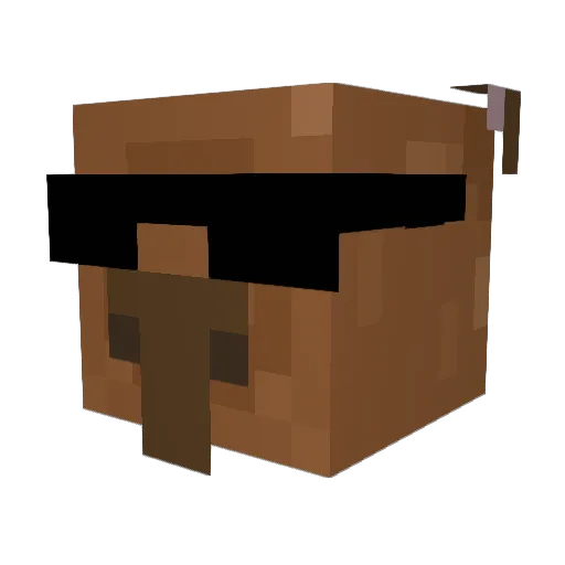 Dawidek_112 Minecraft avatar head, 3D render