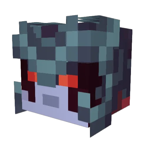 Dawidowr Minecraft avatar head, 3D render