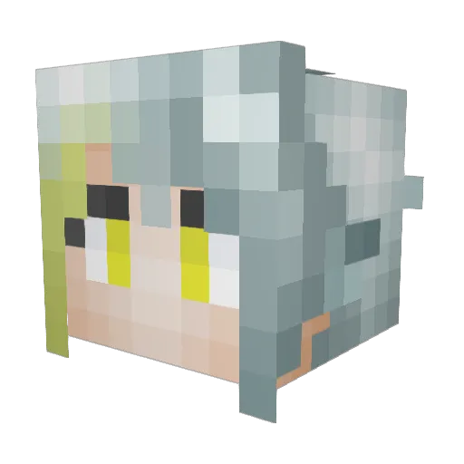 DawnBringer___ Minecraft avatar head, 3D render