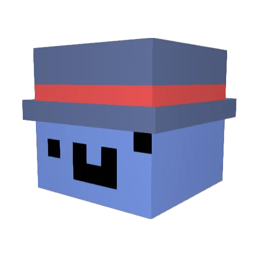 Dawn_Musics Minecraft avatar head, 3D render