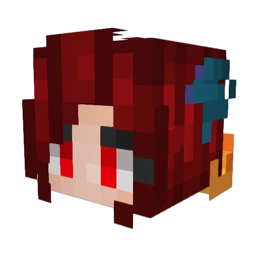 Dawn_Of_Viscera Minecraft avatar head, 3D render