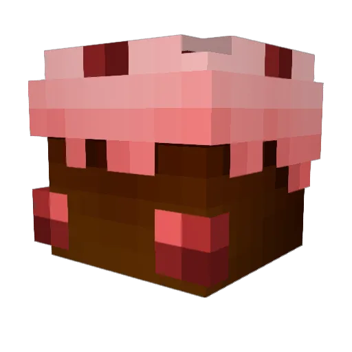 Dawriter Minecraft avatar head, 3D render
