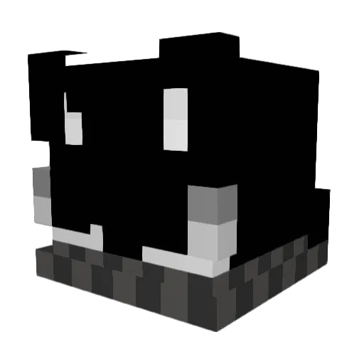 Dawson Minecraft avatar head, 3D render