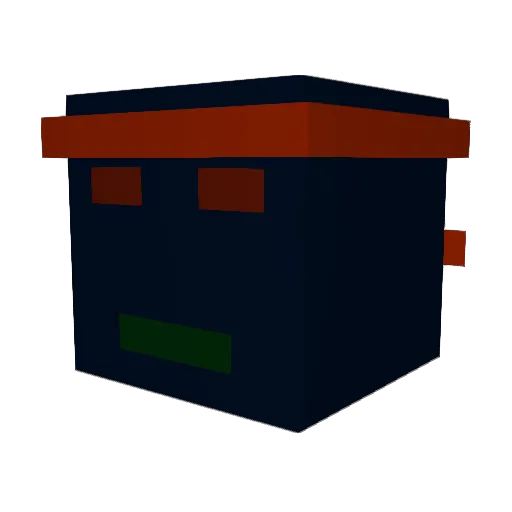 DawsonH7899 Minecraft avatar head, 3D render