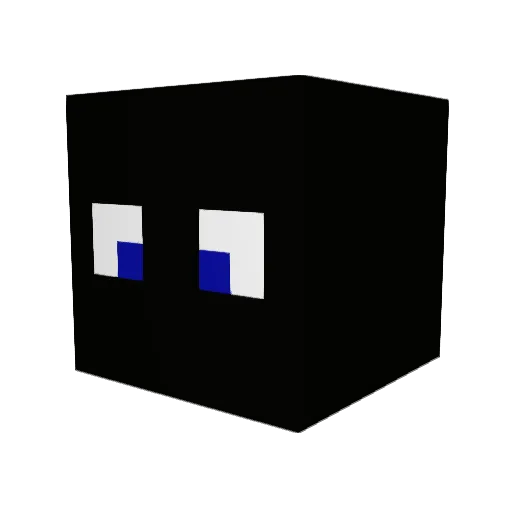 DawsonPo Minecraft avatar head, 3D render