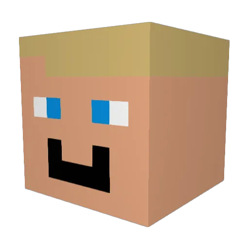 Dawsonmaz Minecraft avatar head, 3D render