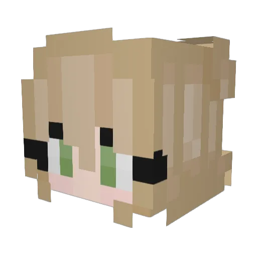 DaxDaniel Minecraft avatar head, 3D render