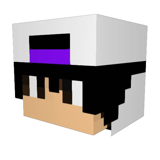 DaxHipHop1 Minecraft avatar head, 3D render