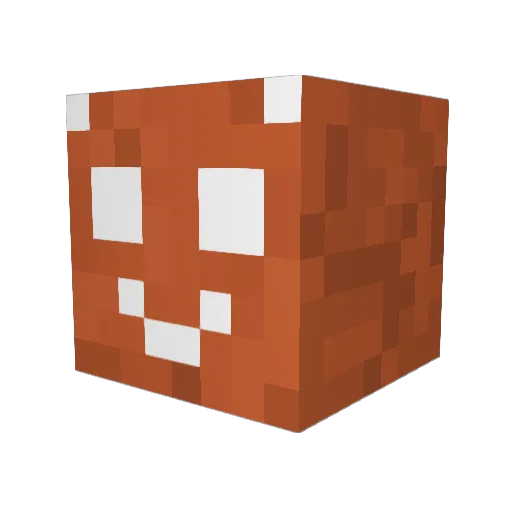 Daxentro Minecraft avatar head, 3D render