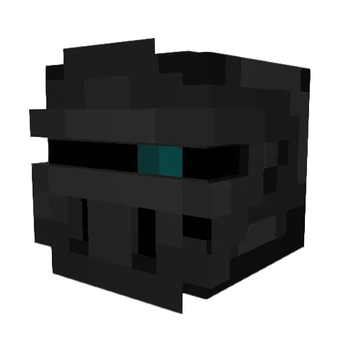 DaxiiKings Minecraft avatar head, 3D render