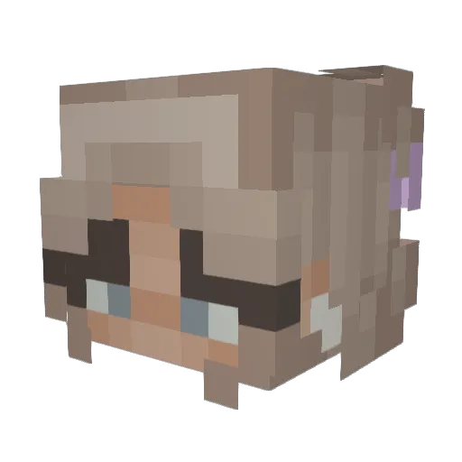 DayCircle4771 Minecraft avatar head, 3D render