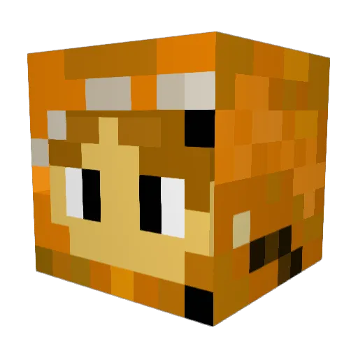 DayCreature Minecraft avatar head, 3D render
