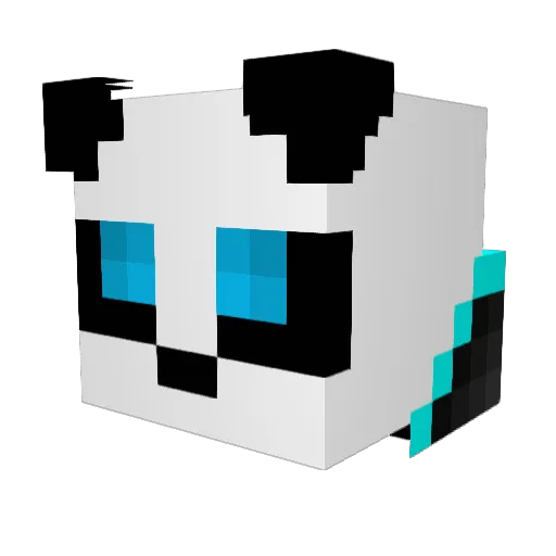 DayDay13 Minecraft avatar head, 3D render