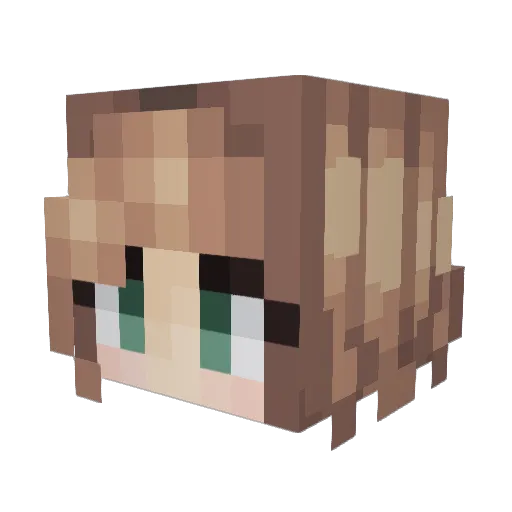 DayDreamers99 Minecraft avatar head, 3D render