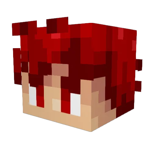 DayLight96 Minecraft avatar head, 3D render