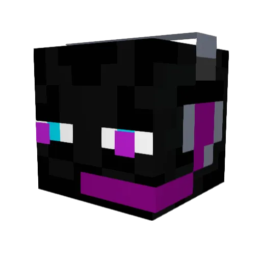 DaySilver Minecraft avatar head, 3D render