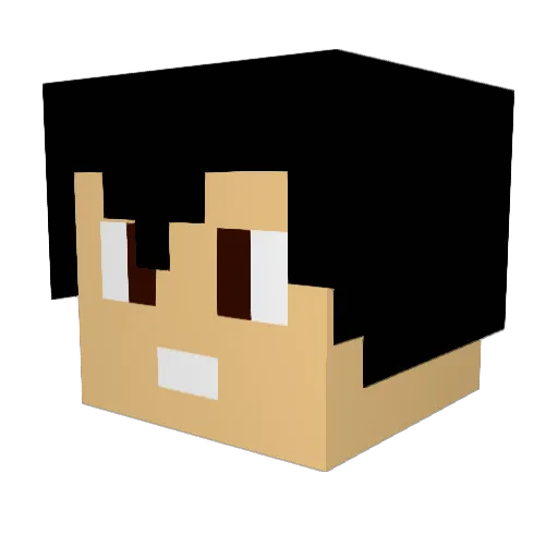 Day_One Minecraft avatar head, 3D render