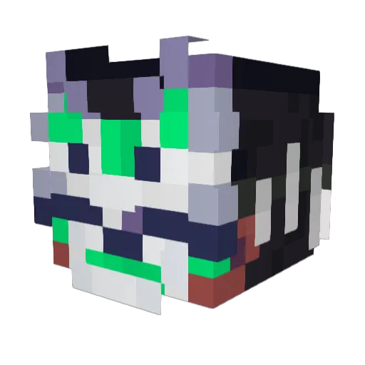 Day_Smile Minecraft avatar head, 3D render