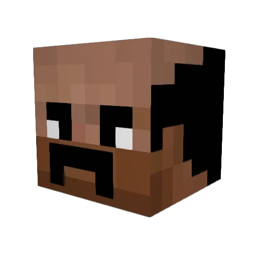 Day_Vision3 Minecraft avatar head, 3D render