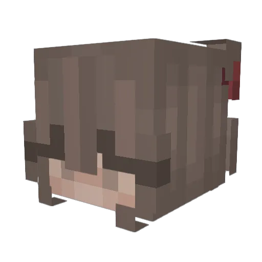 Day_Xetiox325 Minecraft avatar head, 3D render