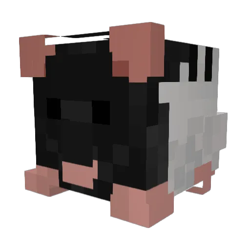 Dayakrisaichto Minecraft avatar head, 3D render
