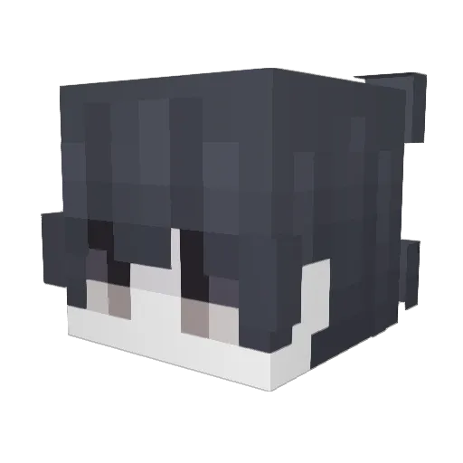 Dayaoza Minecraft avatar head, 3D render