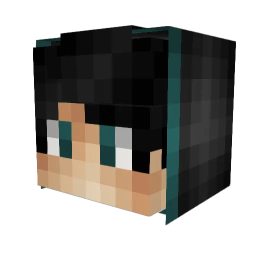 Daybreaker666 Minecraft avatar head, 3D render