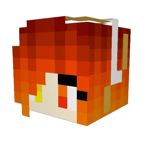 Daybreaker__ Minecraft avatar head, 3D render