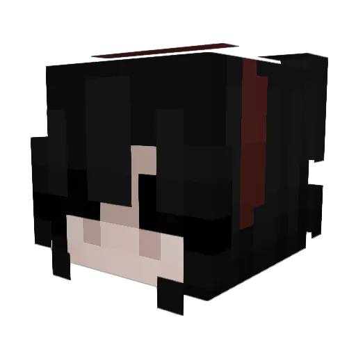 Daycrime Minecraft avatar head, 3D render