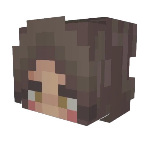 Daydream182 Minecraft avatar head, 3D render