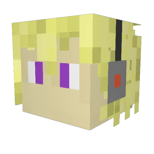 Daydreamer000 Minecraft avatar head, 3D render