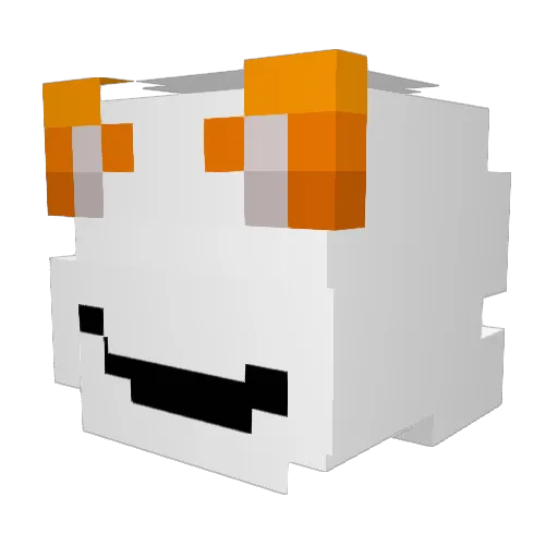 Daydreams__ Minecraft avatar head, 3D render